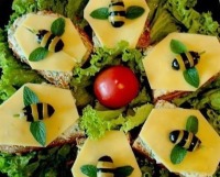 Бутерброды «Пчелки»
