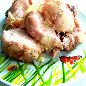 Мясо цыплят в собственном соку 500 гр.